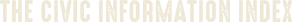 The Civic Information Index Logo